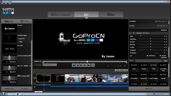 GoPro Studio视频编辑软件2.5.1.389官方中文|天然软件园