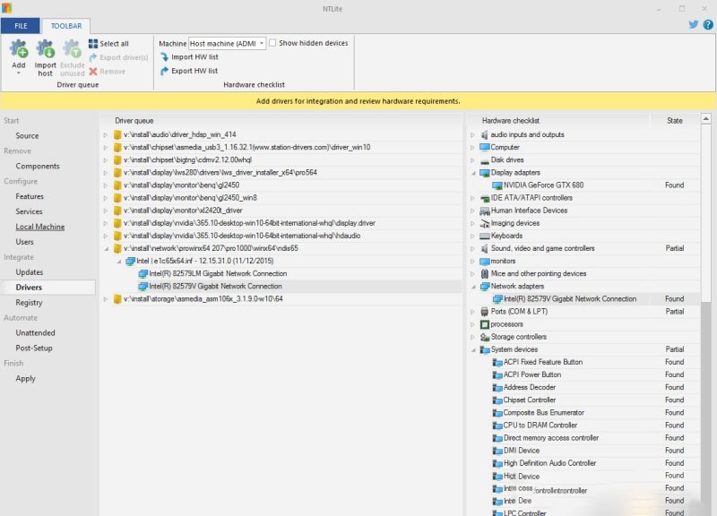 一键自动重装系统(NTLite)