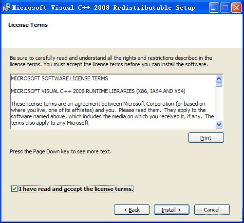 Microsoft Visual C++ 2008运行库|天然软件园