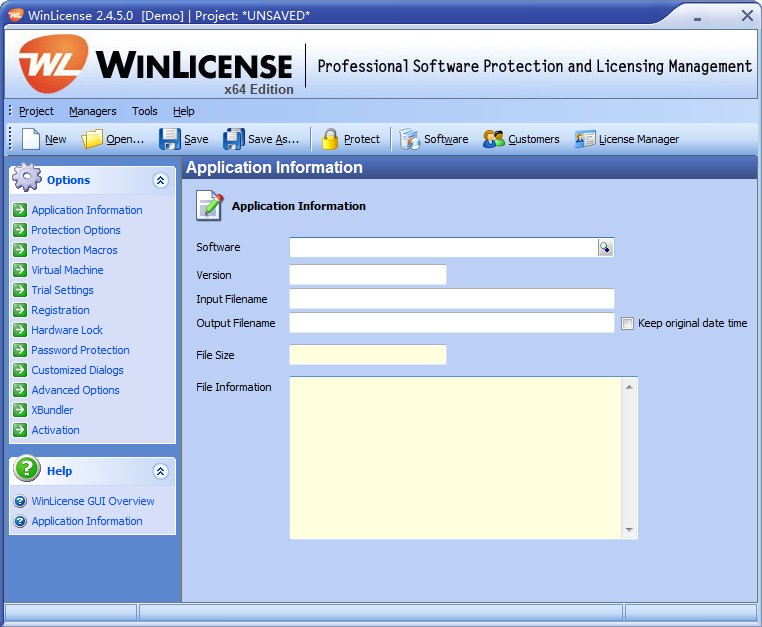 软件注册保护(winlicense)2.4.5