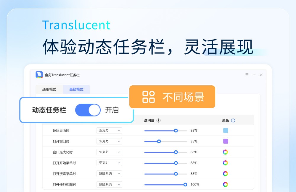 图片[4]|金舟Translucent透明任务栏2.0.6|天然软件园